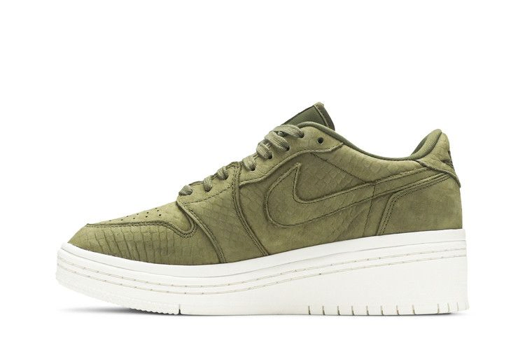 Wmns Air Jordan 1 Low Lifted 'Olive Canvas'