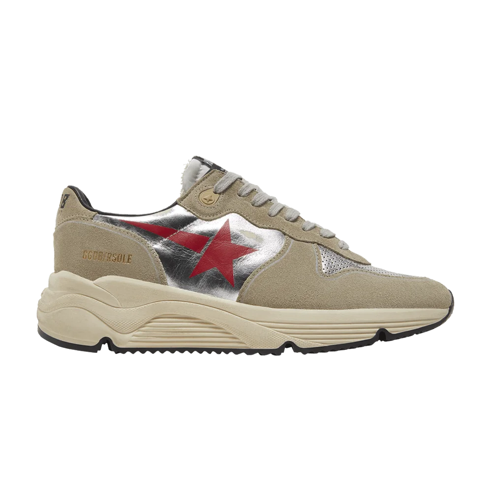 Кроссовки Golden Goose Running Sole 'Silver Ice Grey'