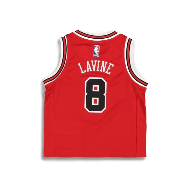 Баскетбольная джерси 2022-23 Chicago Bulls Zach Lavine #8 Infant Icon Edition Red Jersey