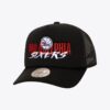 Mitchell-Ness-Black-Philadelphia-76ers-Year-of-the-Snake-Trucker-Adjustable-Hat-100x100