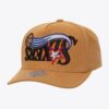 Mitchell-Ness-Gold-Philadelphia-76ers-Hardwood-Classics-Upside-Pro-Snapback-Hat-100x100