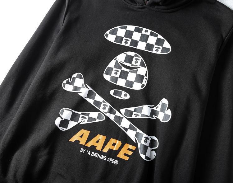 Худи AAPE Chessboard Black Camo