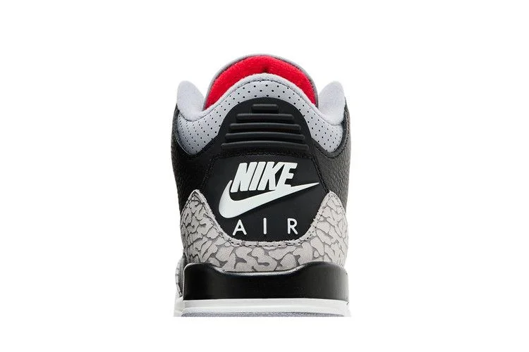 Кроссовки Air Jordan 3 Retro OG GS 'Black Cement' 2024