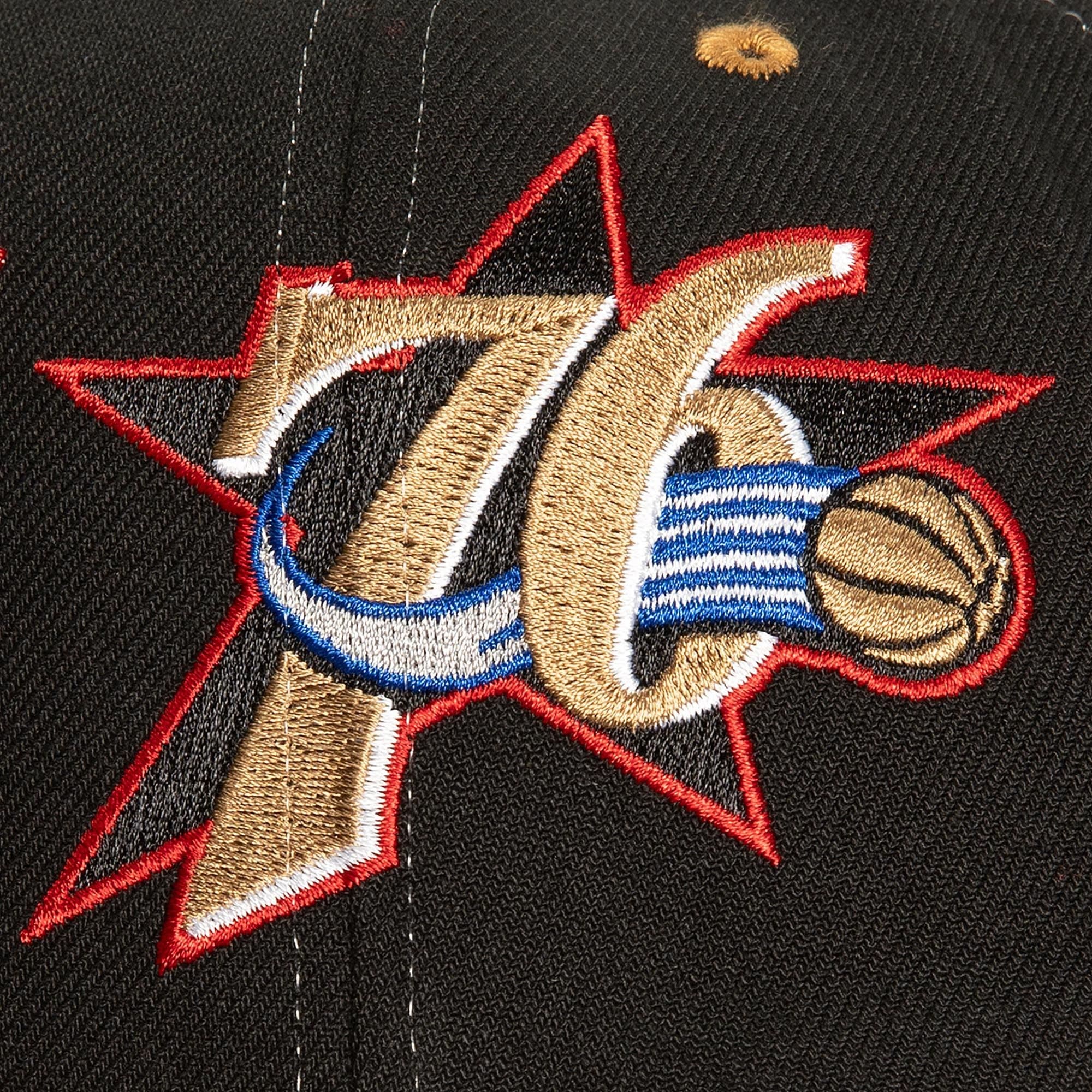 Бейсболка Mitchell & Ness Overbite Pro Snapback HWC Philadelphia 76ers