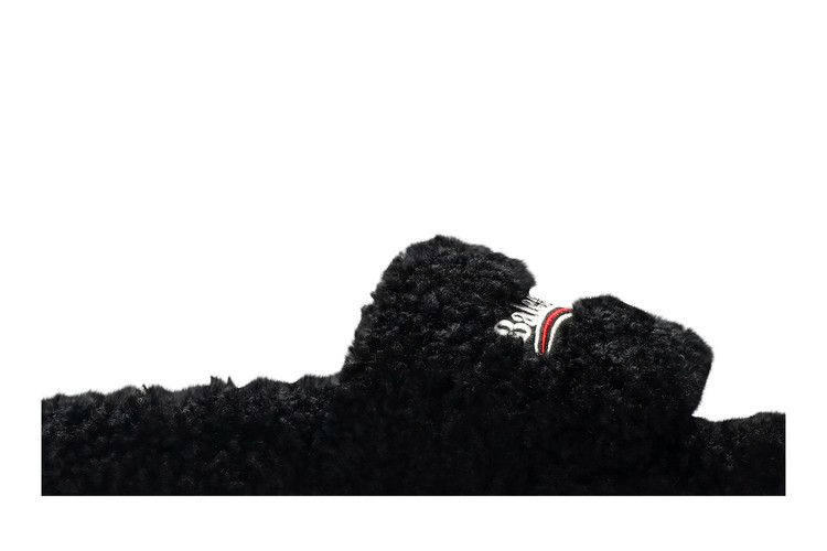 Кроссовки Balenciaga Wmns Furry Slides 'Black Red'
