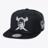Mitchell-Ness-Black-Oakland-Raiders-Triple-Play-Snapback-Hat-100x100
