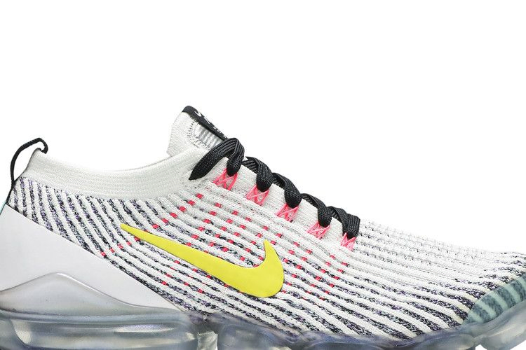 Кроссовки Nike Air VaporMax Flyknit 3 'White Dynamic Yellow'