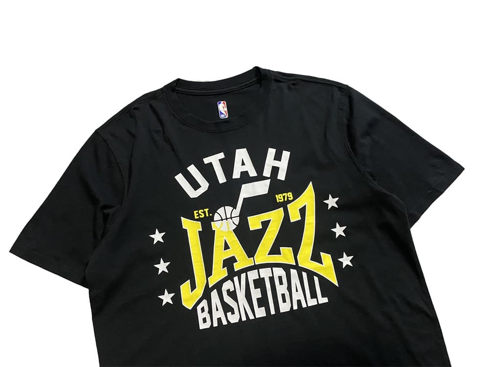Футболка Main Squeeze NBA Utah Jazz Black T-Shirt
