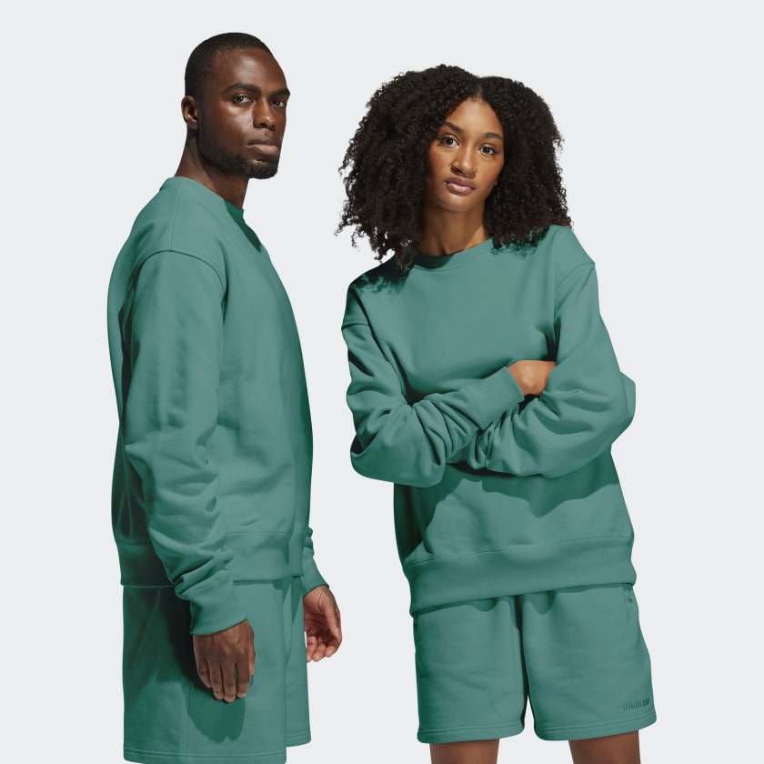Свитшот adidas Pharrell Williams Basics Crewneck Sweatshirt True Green