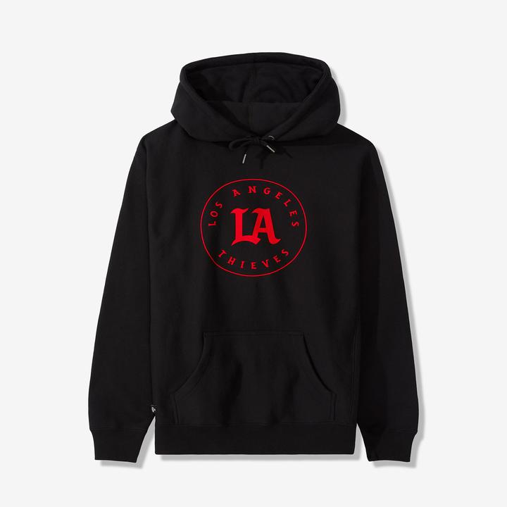 Худи 100 Thieves LA Thieves Signature Hoodie Black Stencil