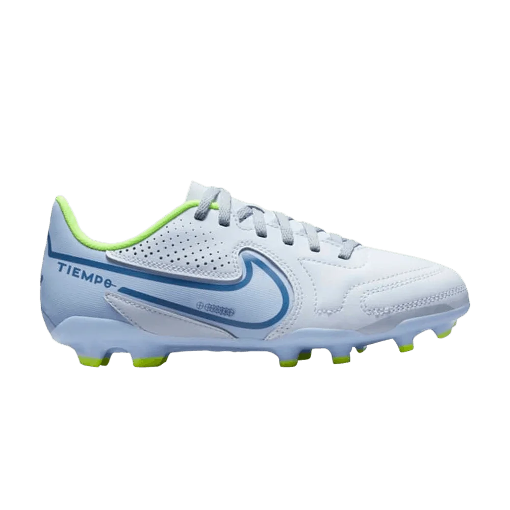 Кроссовки Nike Tiempo Legend 9 Club MG GS 'Grey Light Marine'