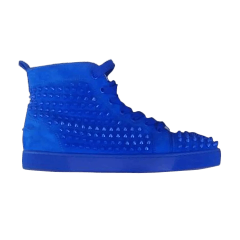 Krossovki-Christian-Louboutin-Louis-Flat-Calf-Spikes-Blue-1