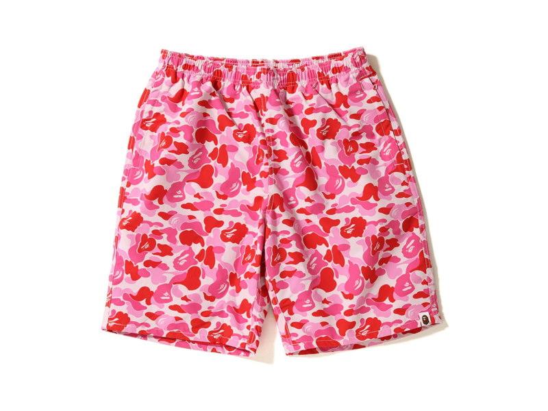 Спортивные шорты BAPE ABC Beach Shorts Pink
