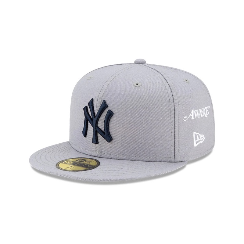 Кепка Awake Subway Series New York Yankees New Era Fitted Cap Gray