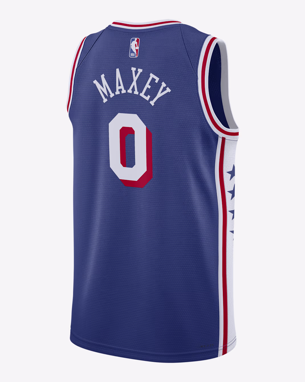 Баскетбольное джерси Nike NBA Tyrese Maxey Philadelphia 76ers 24-25 Icon Edition Swingman