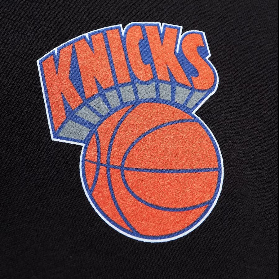 Футболка Mitchell & Ness Black New York Knicks x Suga Glitch T-Shirt
