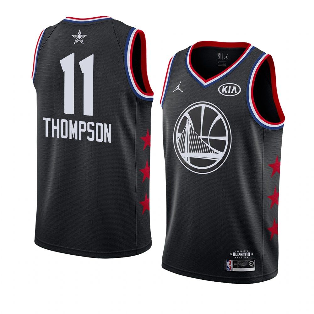 Баскетбольная джерси 2019 NBA All-Star Warriors Klay Thompson #11 Black Swingman Jersey