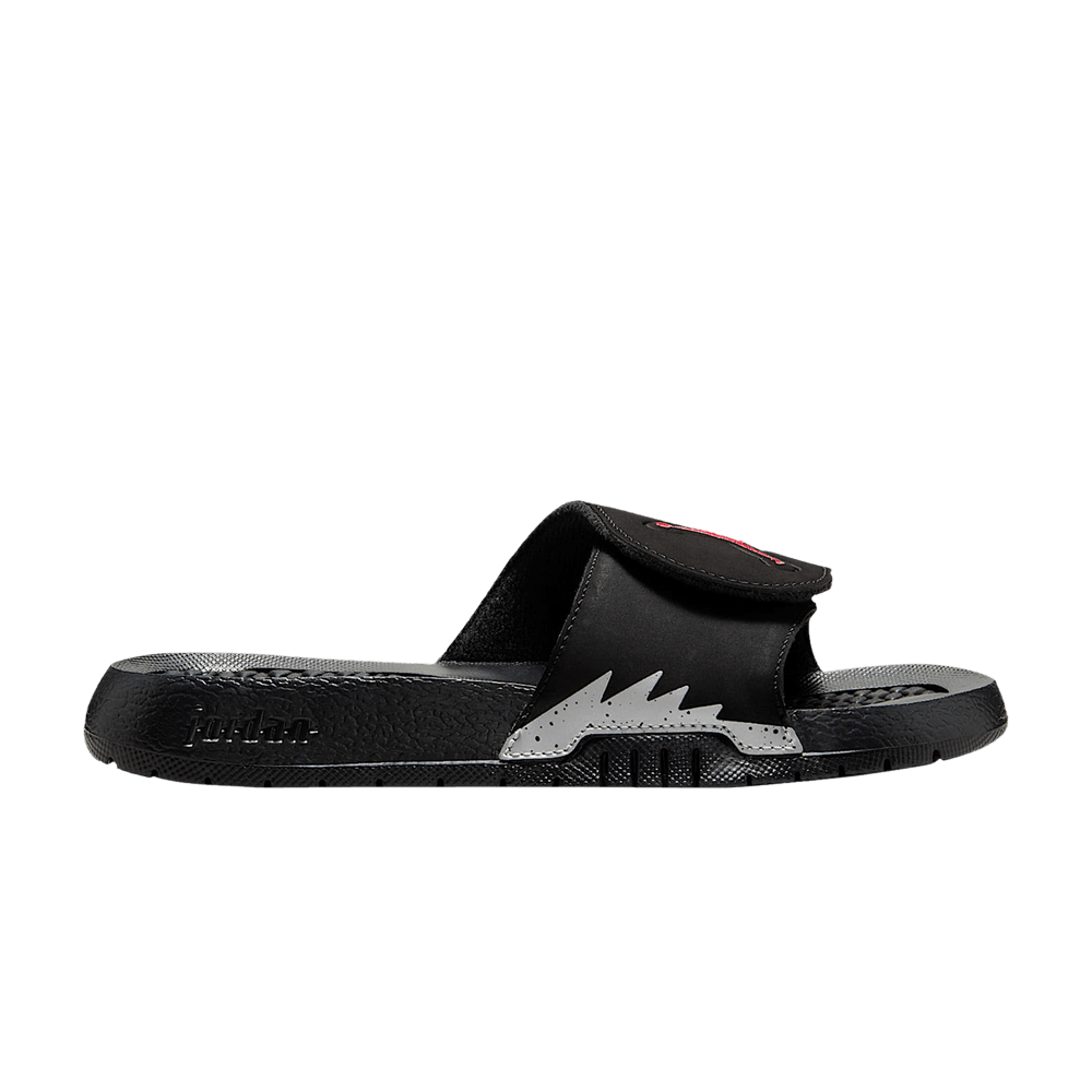 Кроссовки Air Jordan Hydro 5 Retro Slide GS 'Black Metallic'