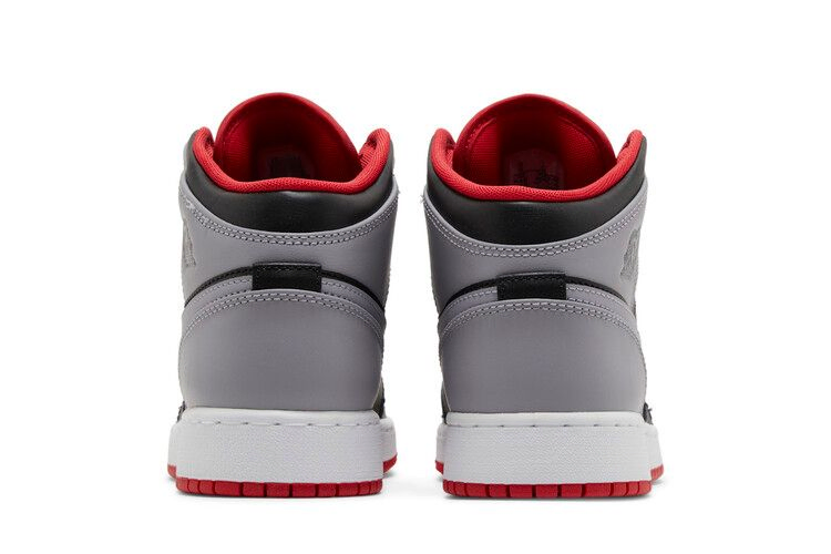Кроссовки Air Jordan 1 Mid GS 'Bred Shadow'