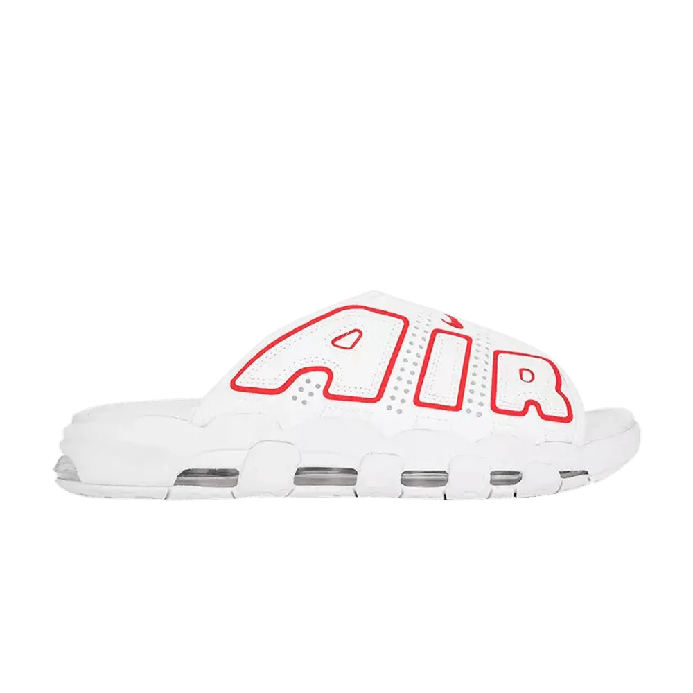 Nike Wmns Air More Uptempo Slide 'White University Red'