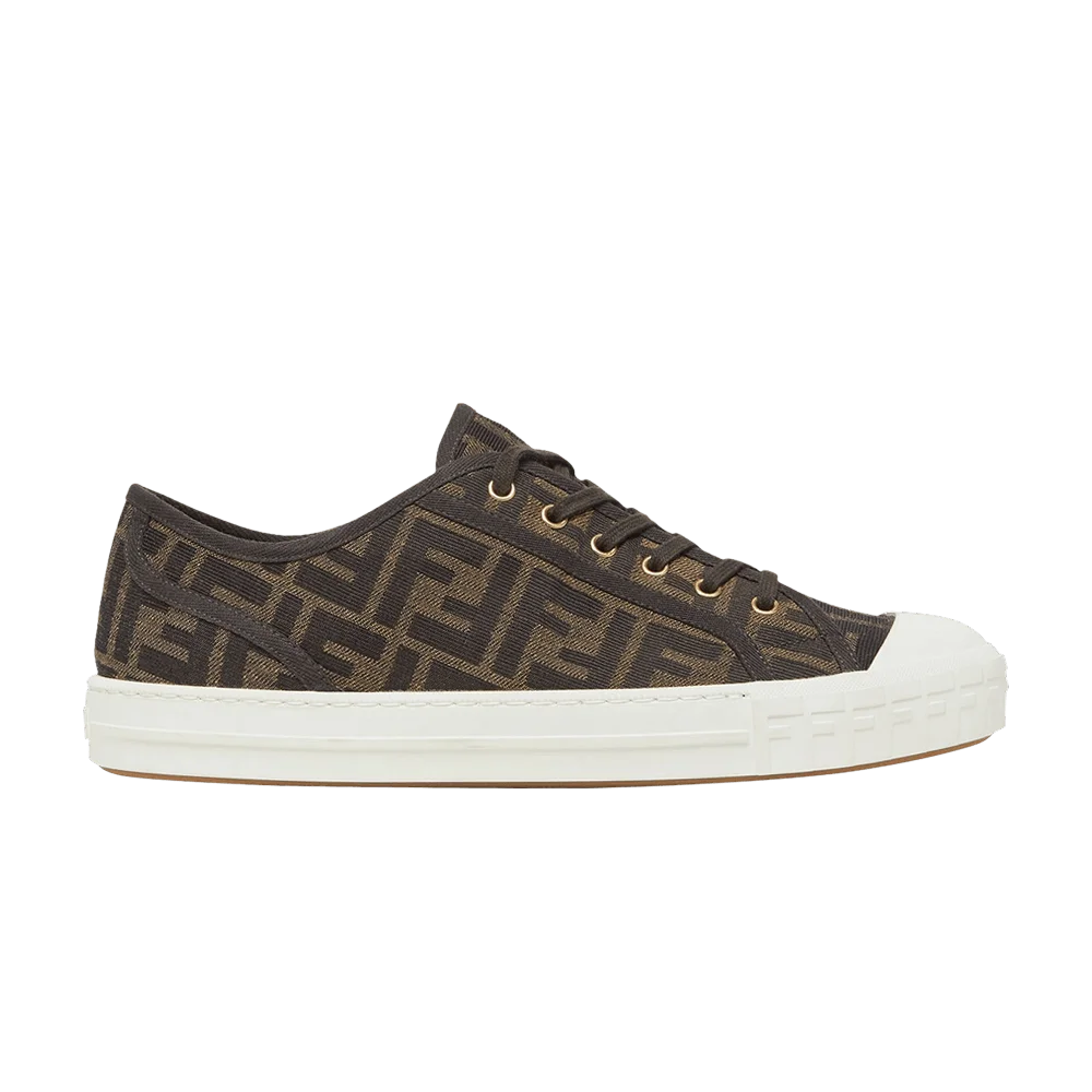 Krossovki-Fendi-Wmns-FF-Motif-Domino-Brown