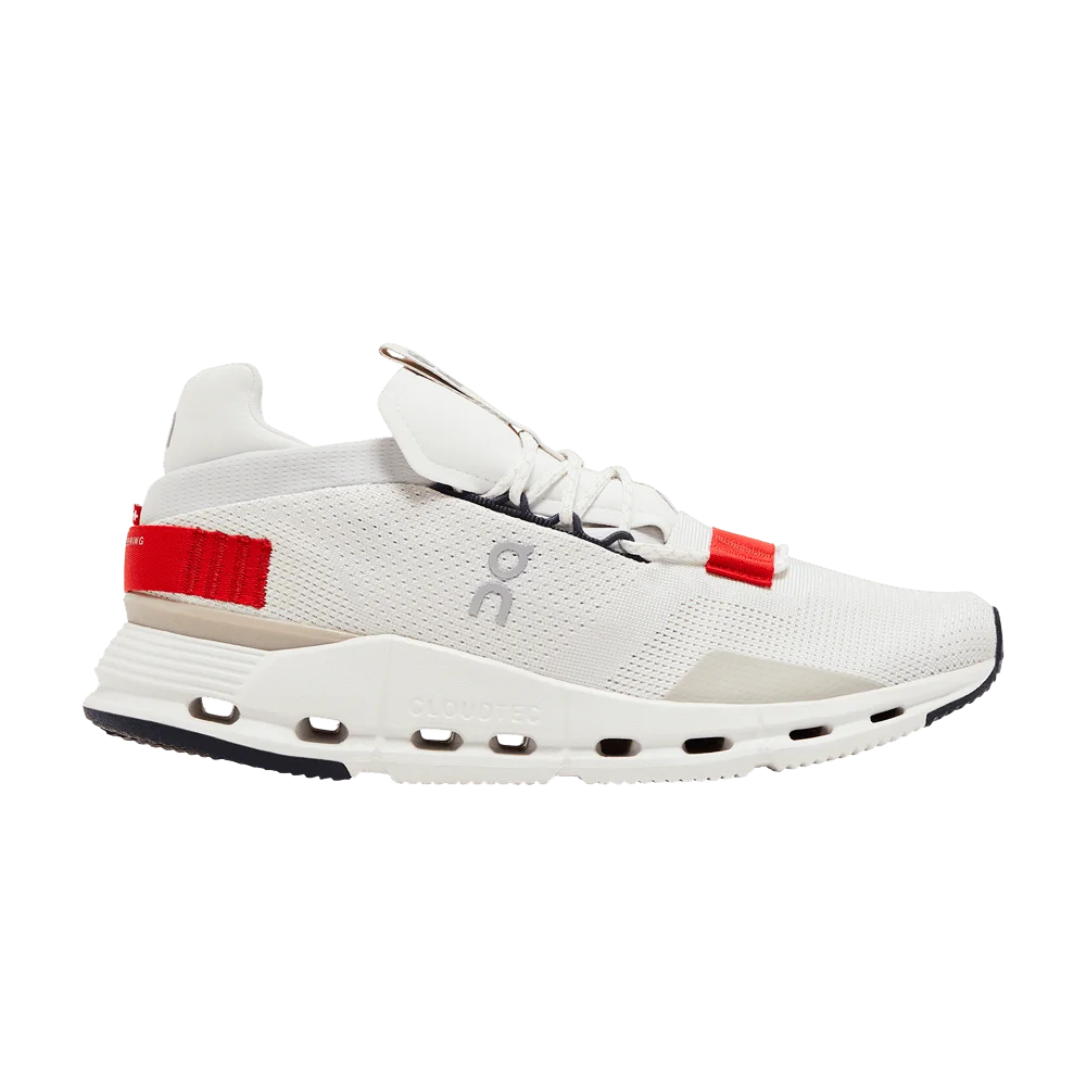 Krossovki-ON-Cloudnova-White-Red