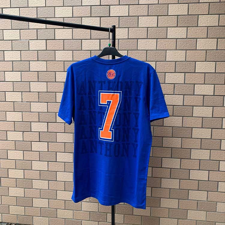 Футболка 2020 NBA New York Knicks Anthony 7 Blue