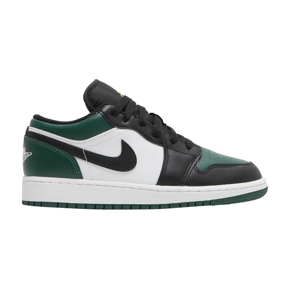 Krossovki-Air-Jordan-1-Low-GS-Green-Toe
