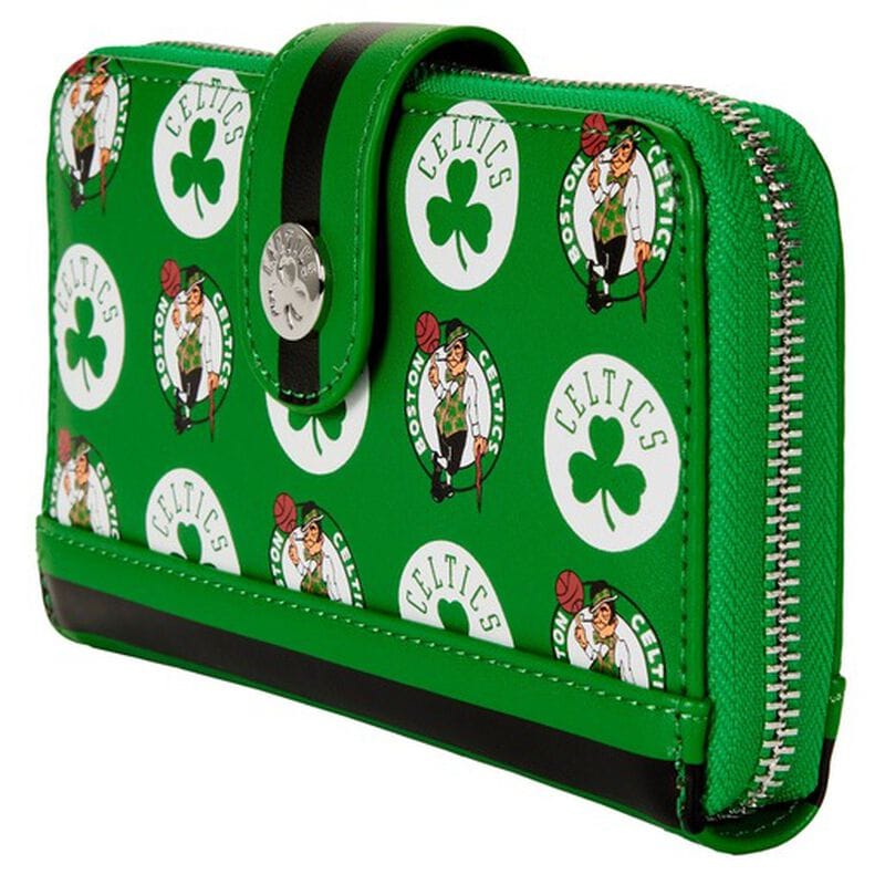Кошелёк NBA Boston Celtics Logo Zip Around Wallet