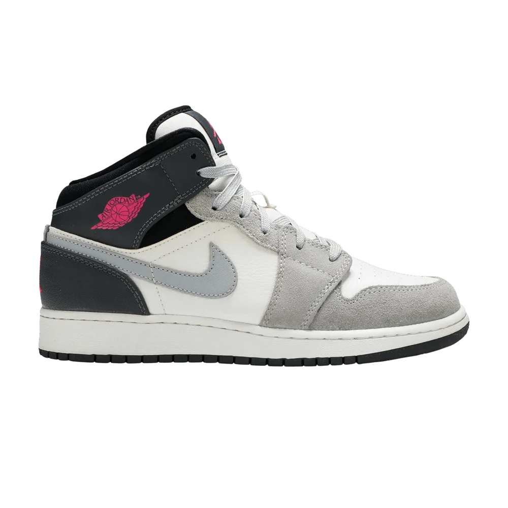 Krossovki-Air-Jordan-1-Mid-GS-White-Grey-Hyper-Pink