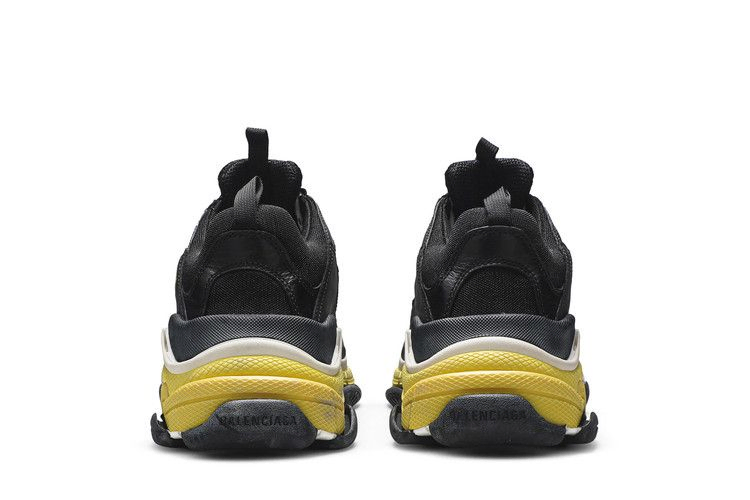 Кроссовки Balenciaga Triple S Sneaker 'Black Yellow'