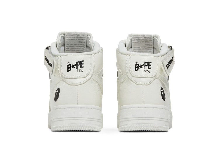 Кроссовки Bapesta Mid 'White'