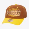 Mitchell-Ness-Brown-San-Diego-Padres-Block-Sweep-Pro-Adjustable-Hat-100x100