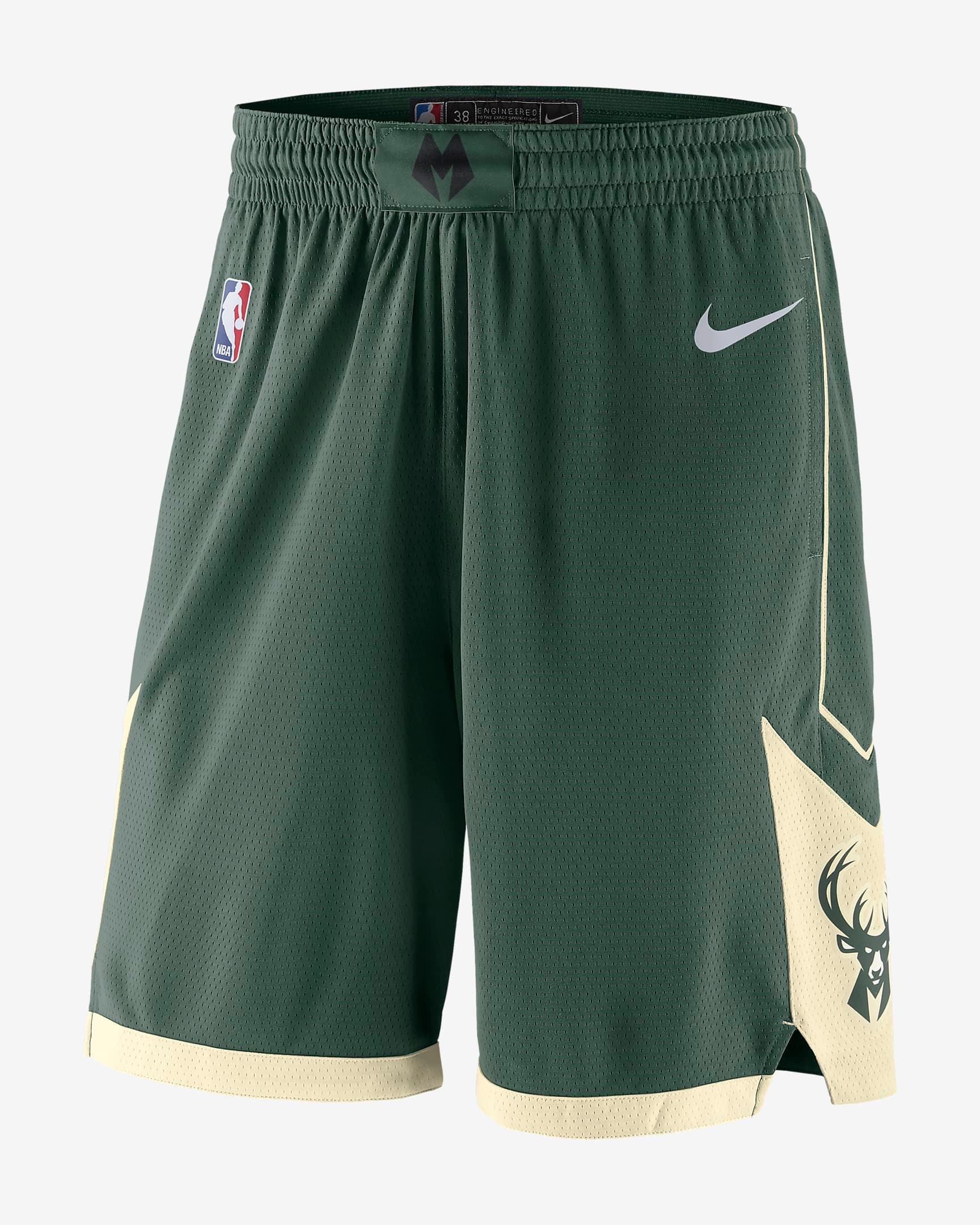 Спортивные шорты Nike Milwaukee Bucks 2024 Icon Edition Swingman NBA Shorts