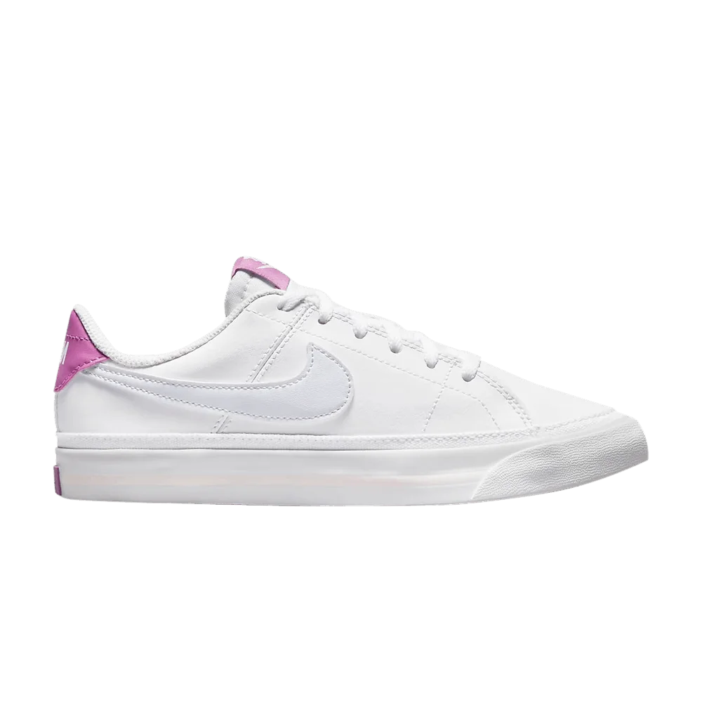 Krossovki-Nike-Court-Legacy-GS-White-Cosmic-Fuchsia
