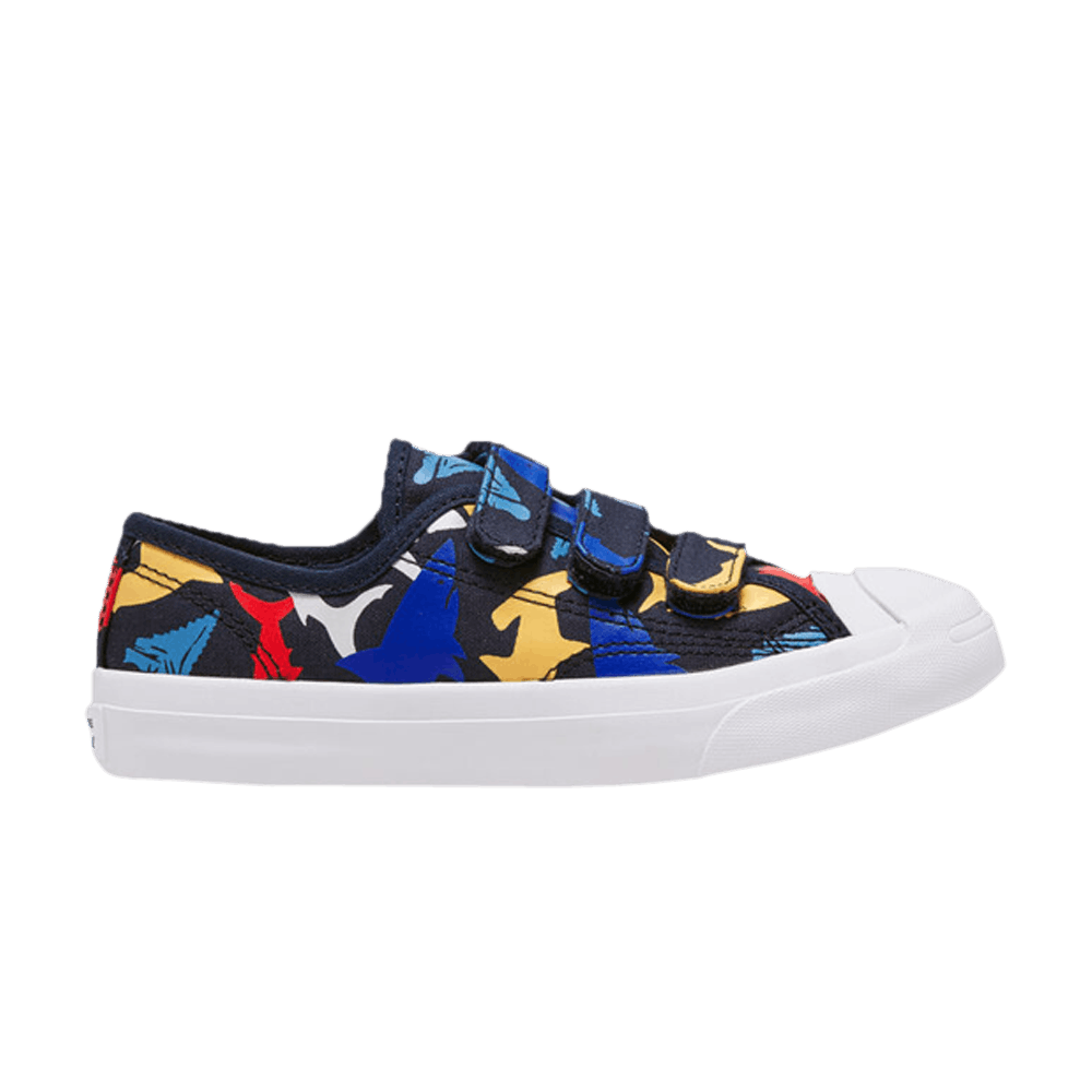 Кроссовки Converse Jack Purcell Low Easy-On PS 'Shark Bite - Black'