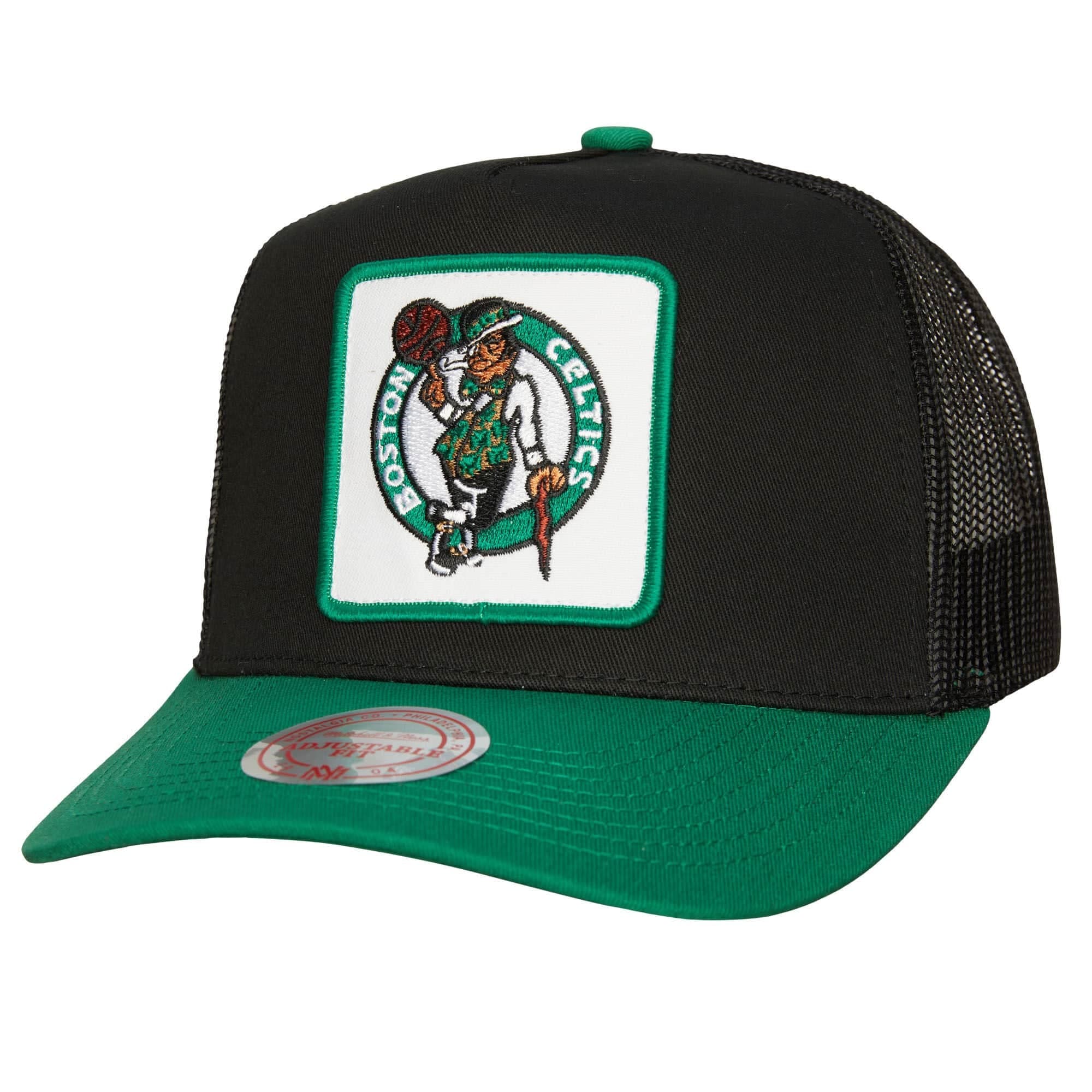 Бейсболка Mitchell & Ness Truck It Trucker Snapback Boston Celtics Hat