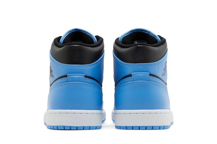 Кроссовки Air Jordan 1 Mid 'University Blue Black'