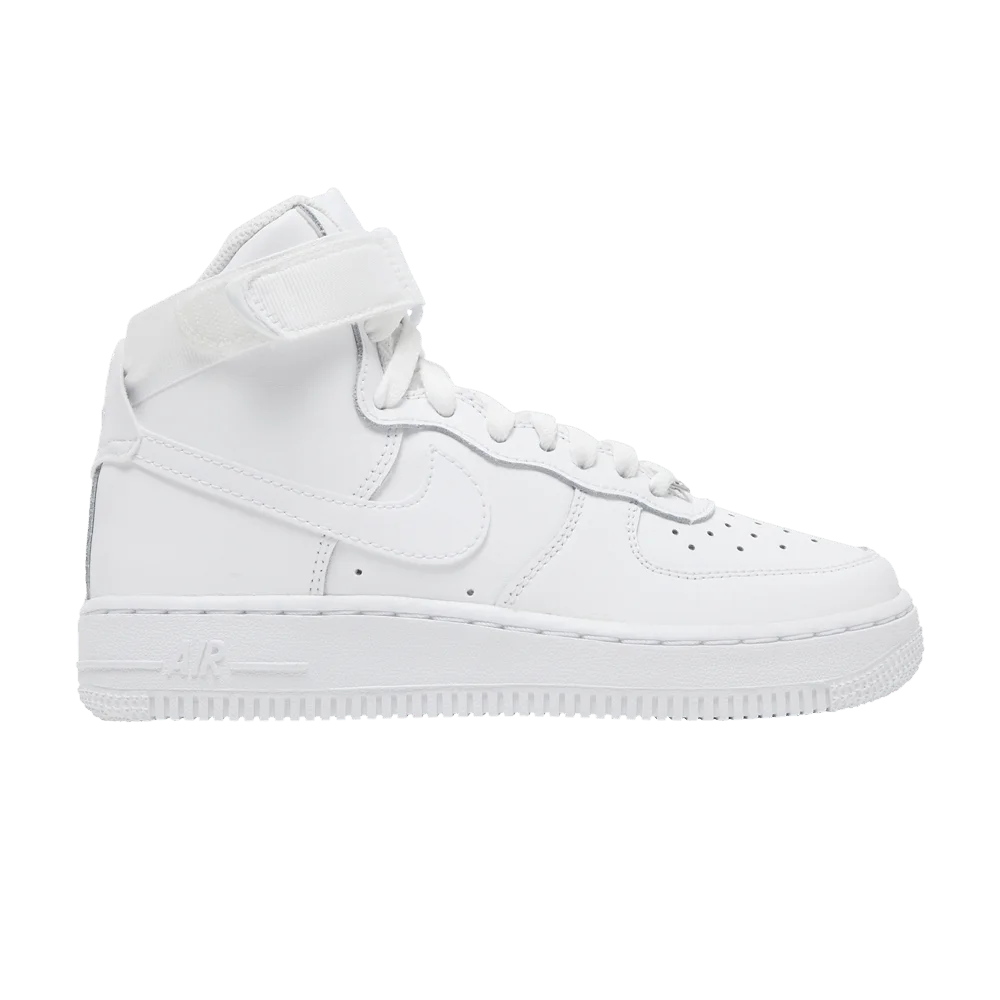 Кроссовки Nike Air Force 1 High LE GS 'Triple White'