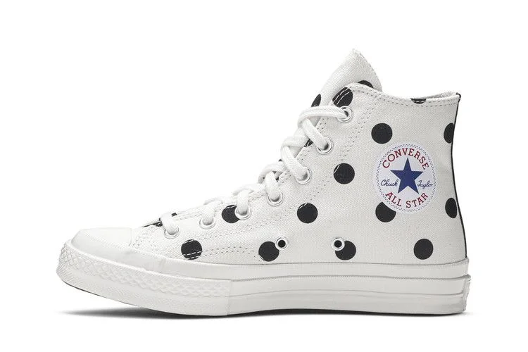 Кроссовки Comme des Garçons x Converse Chuck Taylor All Star 70 Hi 'White Polka Dot'