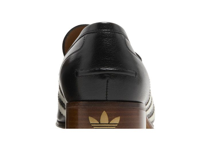 Кроссовки Adidas x Gucci Loafer 'Black Leather'