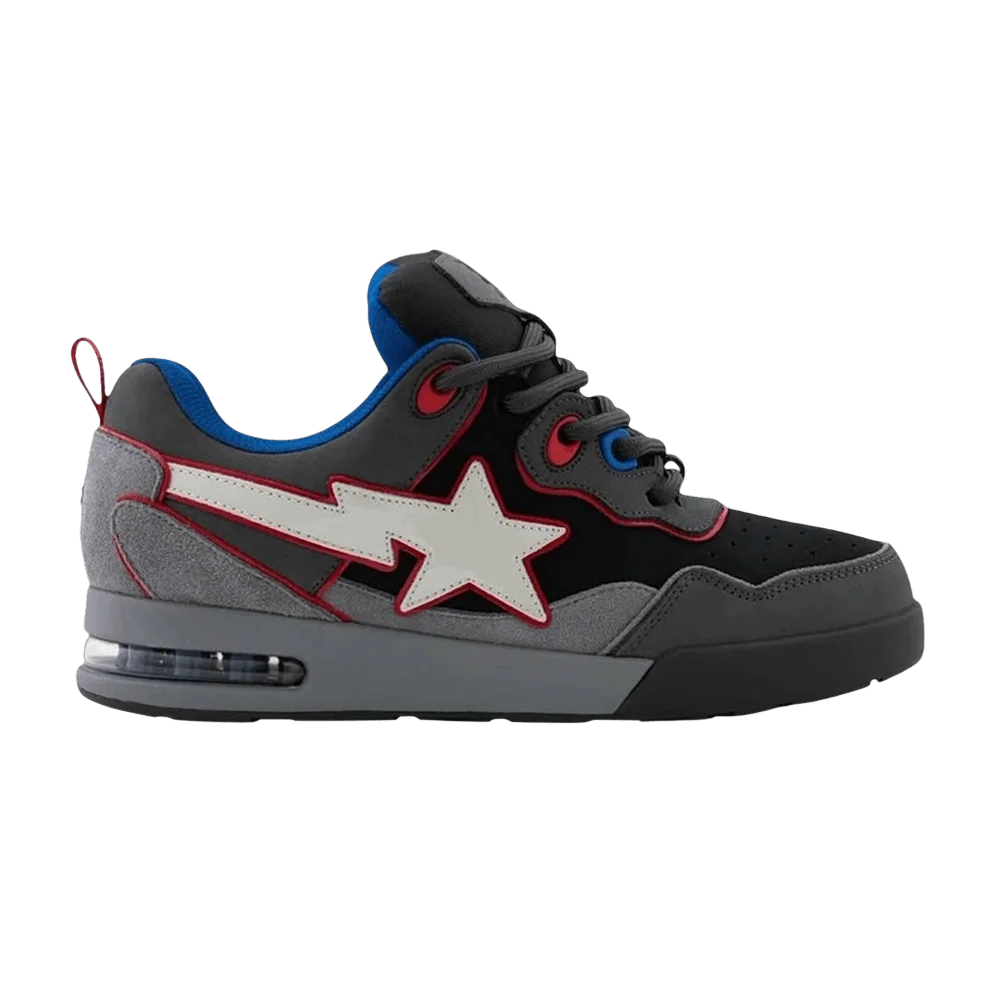 Krossovki-BAPE-Flip-Sta-2-Black-Grey