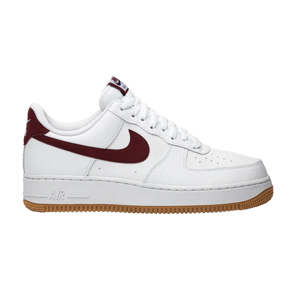Krossovki-Nike-Air-Force-1-Low-Team-Red-Gum