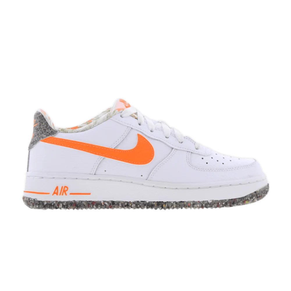 Кроссовки Nike Air Force 1 LV8 GS 'White Total Orange Crater'