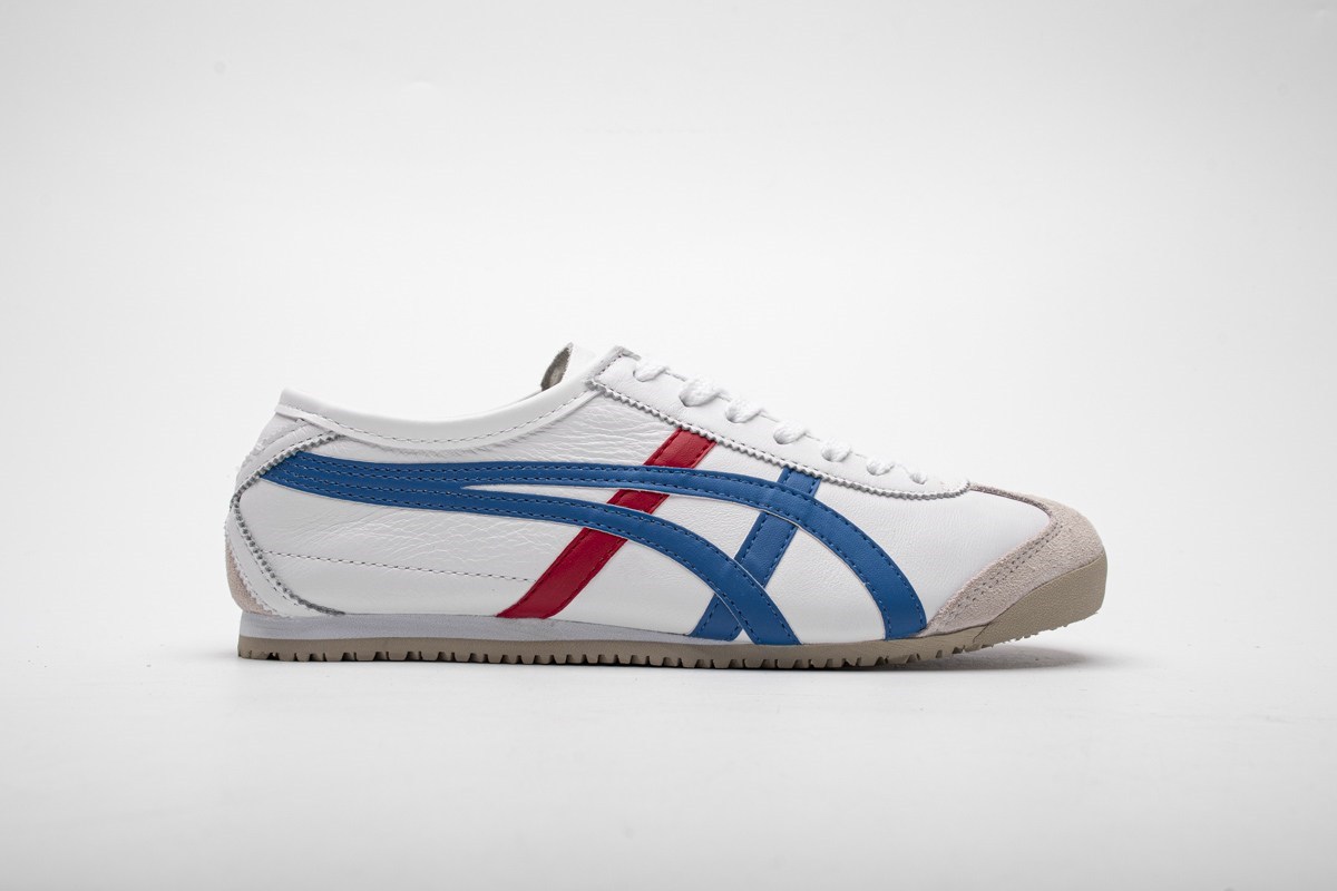 Кроссовки Onitsuka Tiger Mexico 66 White Blue Red