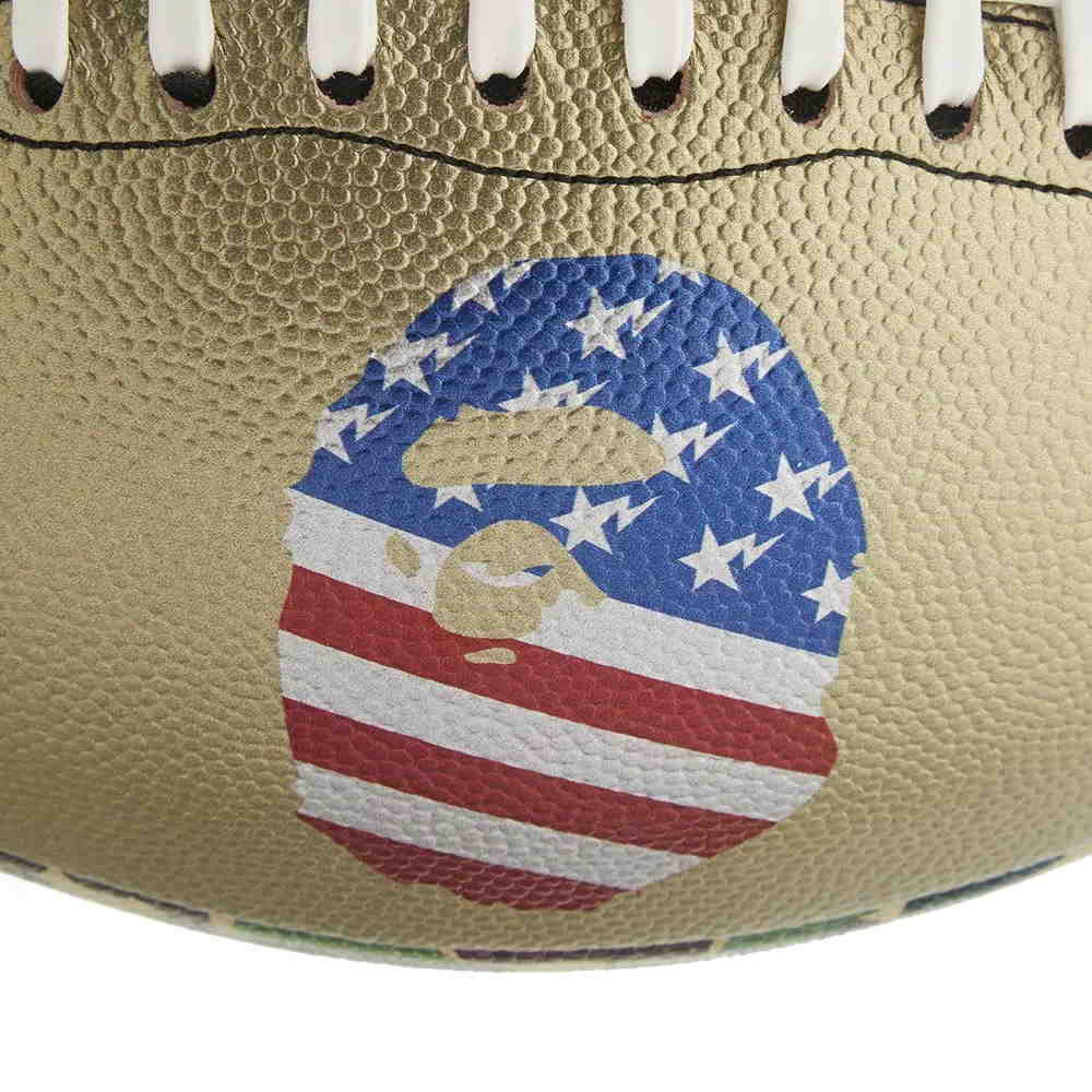 Мяч для американского футбола BAPE x adidas Football Green