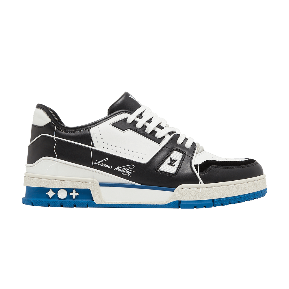 Кроссовки Louis Vuitton Trainer 'White Black Blue'