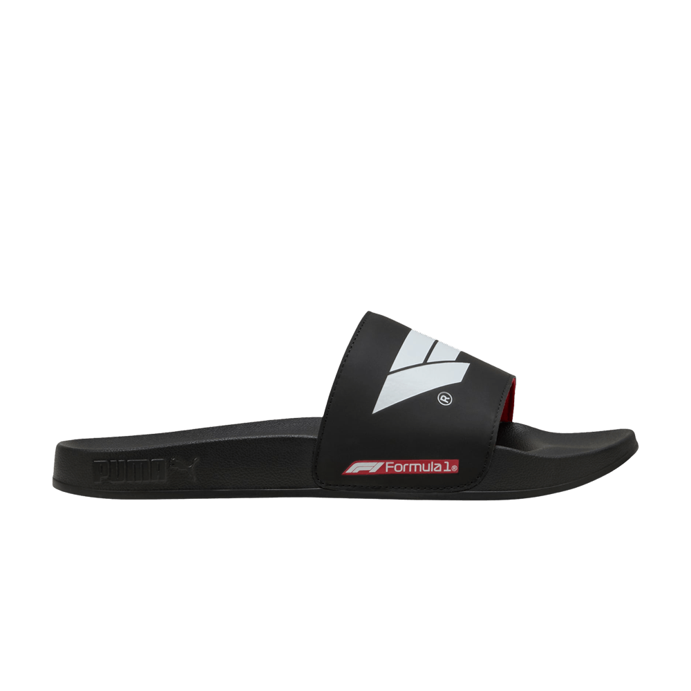 Кроссовки Puma Formula 1 x Leadcat 2.0 Slide 'Logo - Black White'