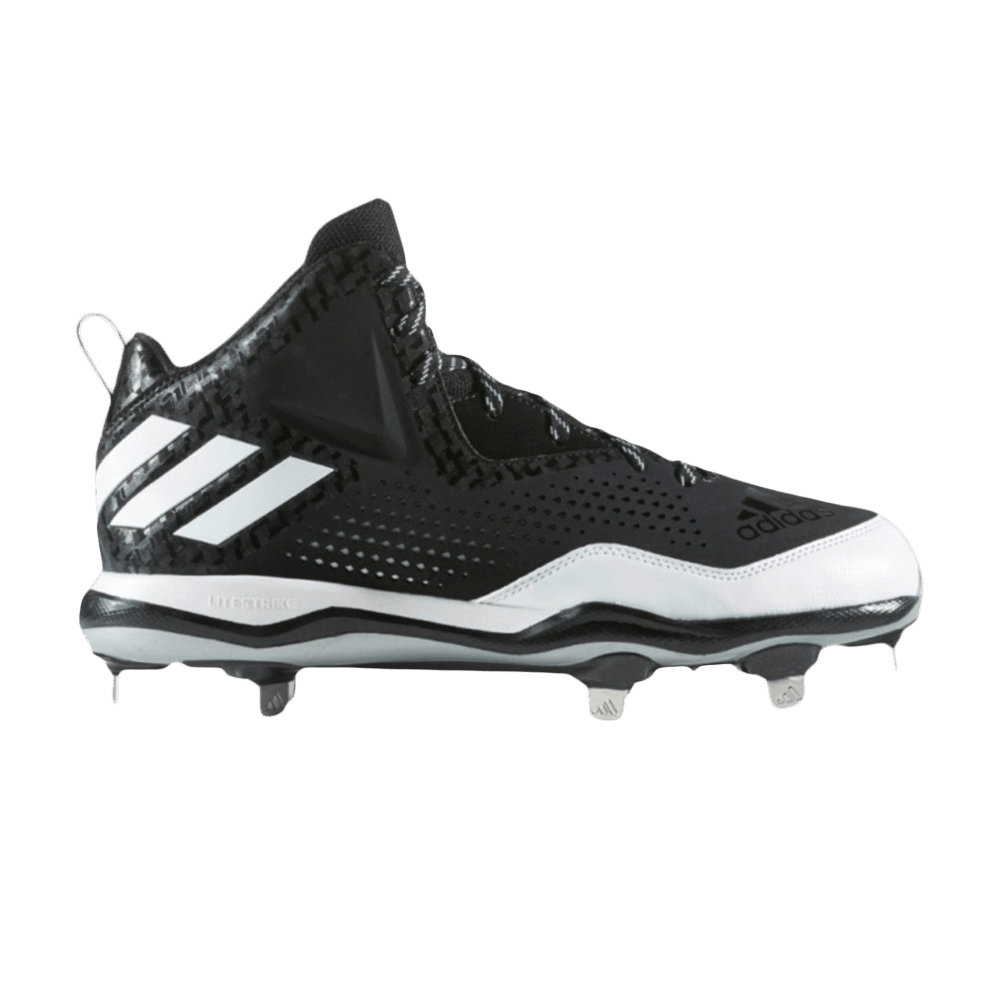 Кроссовки Adidas Power Alley 4 Mid 'Core Black White'