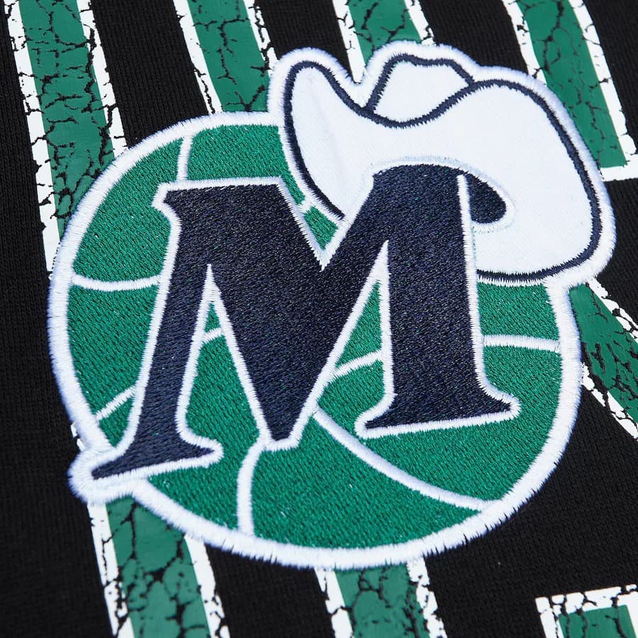 Худи Mitchell & Ness Black Dallas Mavericks Team OG Fleece Pullover Hoodie